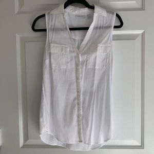Button Down Sleeveless Top